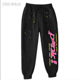 Fashion Hip Hop Print Sp5der Cobweb Hoodie Sweater Suit Men's