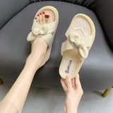 Red Cool Slippers Female Fairy Summer Outside Wearing Ins Tide 2025 New Fashion Out Burst Thick-Soled Beach