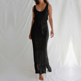 New Hollow With Lyso Swimsuit Jacket Beach Long Dress Women Bikini