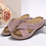 Slopes And Slippers Women's New Summer Sandals Flat-Bottomed Slippers Anti-Slip Rocking Line Light Cool