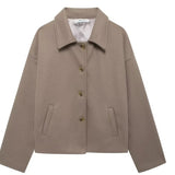 Women's Clothing Explosion Collar Button Loose