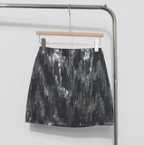 Shooting Hot Girl High Waist A Word Lysing Skirt New Flash Short Skirt Anti-Walking Step Bag Hip Skirt