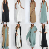 New Solid Color Jacket V-Neck Dress Cardigan Jacket Suit For