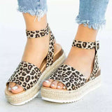 Yards Of Women's Sandals A Word Buckle Thick Bottom And High Heels Of Sandals Women Feel
