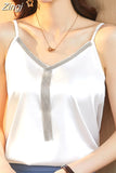 Women Blouse V-Neck Solid 2023 Elegant Summer Pretty and Cheap Women's Blouses Tassel Shirts Top Woman Female