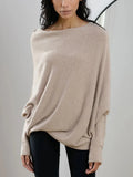 Color Round Neck Long Sleeve