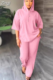 Pieces Women's Pants Sets 2023 Spring Hooded Pullover Suit Tops And Pants Suits Two Piece Set Tracksuit Sweatshirt