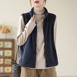 Autumn And Winter New Mother Dress Rocking Velvet Horse Clip Warm Casual Coat Women Fashion Shoulder Vest