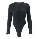 Zingj 2023 New Women's Fashion Sexy Hot Girl Hollow Out Slim Slim