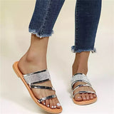 Summer Women's Shoes Size 43 Ebay Bright-Faced Flat Bottom Water Drill