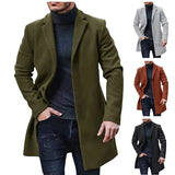Men's Coat 2025 New Wish Hair This Coat Station Wind Coat Multi-Color
