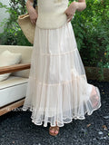 Xixi 2025 Summer New Temperament Apparent Thin High-Rise Half-Dressed Dress Dress Dress