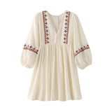 Women's Clothing 2025 Summer New Splicing Embroidery Short