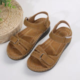 Asia Magic Stick Thick-Soled Sandals Female Fish Mouth Slope With 43 Large Light Beach Cold