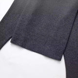 Spring Style Neckband Diamond Trim Round Collar Pullover Loose Sweater