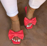 Cool Drag Women 2025 Summer New Bow Cool Drag Women Flat-Soled Popular