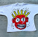 Printing Of Men's T-Shirt Blutosatire Billdog Cotton Oversized
