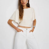 Women's New Casual Simple Solid Color Back Strapped