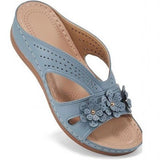 Retro Flower Slope And Cool Slippers 2025 New Leisure Beach Fish Mouth Cold