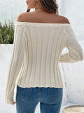 Style Open Fork Umbilion One-Word Three-Dimensional Flowers Hollow Knitting Top Pure Desire To Repair Breathable