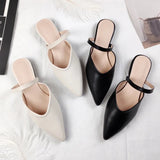 New Bag Head Half Dragged Cool Drag Female Tip Outside The Flat Bottom Of Two Lazy People Without Heel Size 41-42 Muller