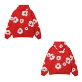 Tide Brand Foam Print Loose Sweater Y2K Hip Hop Street Suit For Men And
