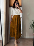 Spring And Autumn New 100 Folded Wrinkles Skirt Hot Soft Half Dress In