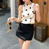 Xixi 13 Line 2025 Summer New Pure Color Bag Hip Skirt Commute Leisure High-Waist Skirt Pants