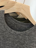 Zingj Round Neck Long-Sleeved T-Shirt Sunscreen Women's Spring 2024 New Korean Version Slim Solid Bottom Top