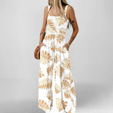 2025 New Women's Solid Color Slings To Collect The Waist Casual Temperament Trend Fashion