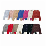 Women's Clothing Explosion Fashion Temperament Commuting Round-Neck Long-Sleeved
