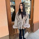 Women's Clothing INS Explosion Autumn And Winter Slebt High-End Hair