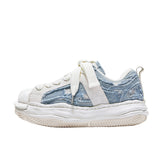 Shoes Destruction Aesthetic Deconstruction Dissolving Shoes Washing Denim Do Old Board Shoes Trend Shoes Men And Women's