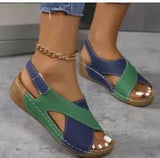 Sandals Women 25 Years Of Summer New Pine Cake Thick Soles With Skirts Casually Exposed Beach