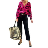 Women's Wear Fall 2025 Ladies Fashion Long Sleeved Bohemian Wind Leopard Print