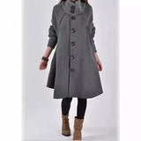 Autumn And Winter New Korean Version Of The Large Size Of Women's Clothing In The Long Loose Caravan Cape