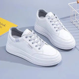 Small White Shoes Women In The Autumn Of 2025 New Korean Version Of The Solid Color Student Sneakers Trend Casual