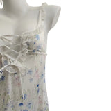 New Female Summer Crumbs With Cup Of Pajamas Pure Desire To Wear Slings Crumbs Printed Homewear