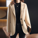 And Winter New Station Explosion Bill Thick Hair This Female Coat Wish Small Suit Ebay Korean Version Of