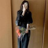 Evening Shirt Dresses for Women Party Fashion High Waist Korean Lace Up Long Woman Dress Elegant Autumn 2023