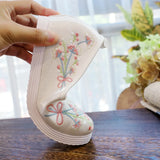Zingj Shoes Round Head Spring And Autumn Ancient Style Students Embroidered Cloth Shoes Ancient Costume Stage Play Dance Shoes Women's Shoes Single