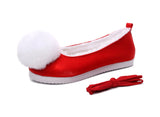 Zingj Shoes, Hanfu Shoes Ancient Style Ancient Costume Flat National Style Pure Color Lovely Girl Bright Cloth