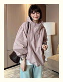 Charge Coat Female Thin Spring And Summer 2024 New Korean Version Loose Temperament Senior Sense Small Jacket-Outfit