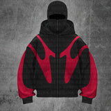 Double Hat Unique Design Hoodie Autumn And Winter New Men's And Women's Same Loose Y2K
