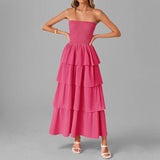 2025 New Women's Temperament Fashion Thromboic Long Dress