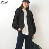 Sweatshirts Women Hooded Spring Solid Korean Style Lace-up Pockets Womens Leisure Loose Trendy Students Chic Ulzzang