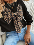 And Winter Vintage Leopard Long-Sleeved Coat