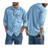 Of The Cowboy Man Shirt Burst Men's Spring And Autumn Cardigan Wish European Version Of The Code Fast