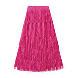 Folded Tuxedo Skirts Women's Summer New Fried Street Niche Temperament With Thin Half Skirt