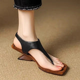 Sandals Women 2025 New Summer Wear High-Heeled Roman Shoes Niche Casual Sandals